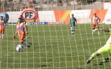 Fecha 5 vs Audax Italiano. El Cobre de El Salvador comenzó a ser un reducto infranqueable. Los verdes lo sufrieron y cayeron 3-1.