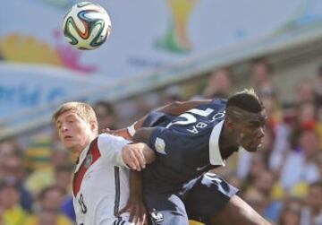 Toni Kroos y Paul Pogba.