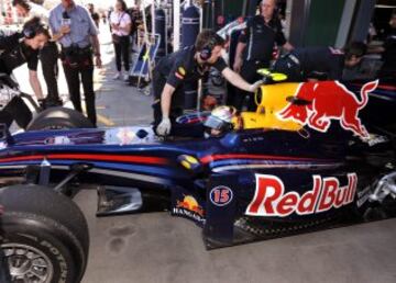 Su primer Gran Premio con Red Bull fue en Australia, en marzo de 2009.  