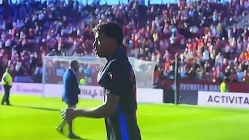 Watch: Lamine Yamal’s cheeky gesture steals the show