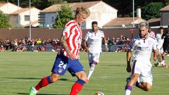 Daniel Wass, en el Burgo de Osma, durante la pretemporada del Atlético de Madrid. Su nueva vida apunta a central.