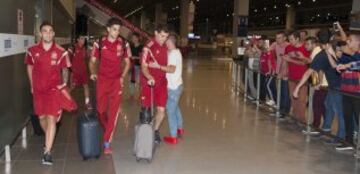 La Roja ya está en Macedonia