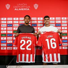 El Almería arranca la presentación de sus fichajes con Daijiro Chirino y Marcos Luna