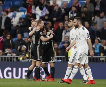 Marco Asensio y Dani Carvajal desolados.