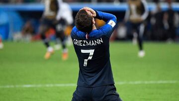 Griezmann celebra el pase a la final. 