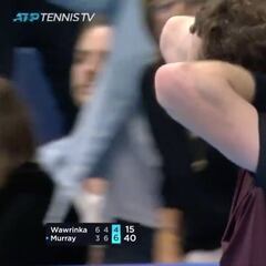 Imposible no levantarte y aplaudir: la reacción de Murray tras volver a ganar un título