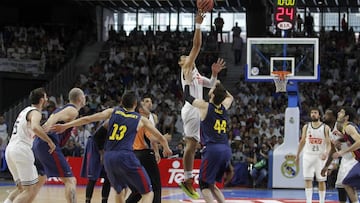 Ayón y Tomic, en la final ACB del curso pasado.