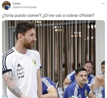 Los memes no tienen piedad con la Argentina de Messi