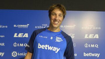 Tomás Pina, jugador del Alavés