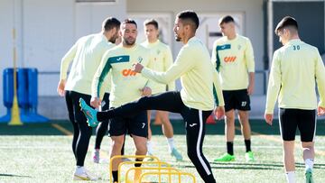 Entrenamiento del Eibar.