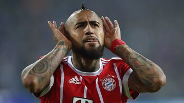 Arturo Vidal en el Bayern Múnich.