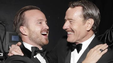 Aaron Paul y Bryan Cranston 