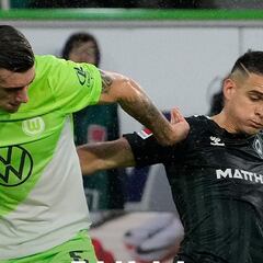 Santos Borré salva un punto para Werder Bremen en Wolfsburgo