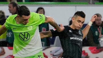 Rafael Santos Borré anotó en el empate de Werder Bremen ante Wolfsburgo en Bundesliga.