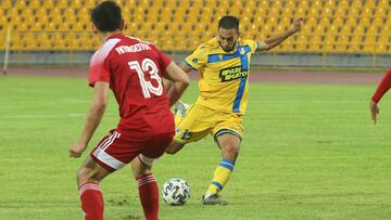 Anuar marca su primer gol con el APOEL