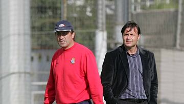 10/11/05 RCD Espanyol
Entrenamiento
Lotina y Cristobal Parralo