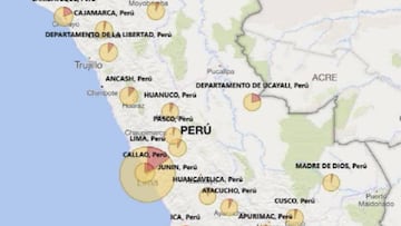 Mapa de casos por coronavirus por región en Perú: hoy, 6 de julio