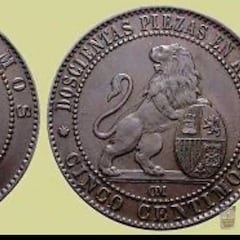 ¿Por qué se le llamaba "perra chica" a la moneda de cinco céntimos de peseta en España?