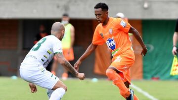 Partido de la Liga BetPlay I-2021 entre Envigado y Atlético Bucaramanga