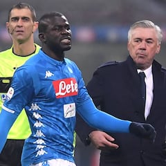 Ancelotti le cierra a Koulibaly la puerta de salida al Real Madrid