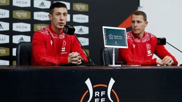 Soto Grande y Medié Jiménez, este sábado en Riad.