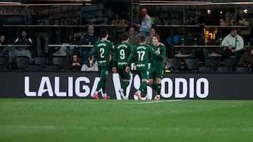 GOL 0-1, FC Cartagena vs SD Eibar, regular Hypermotion league match Cartagonova stadium, Cartagena, Region of Murcia Spain, February 28, 2025