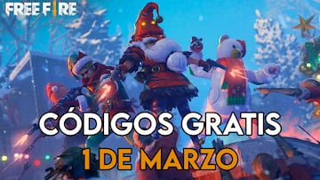 Free Fire códigos gratis hoy 1 de marzo