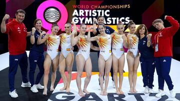 El equipo femenino de art¨ªstica logra la plaza para los Juegos