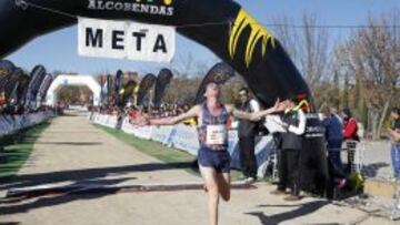 Carlos Mayo, primer espa&ntilde;ol en el Cross de Alcobendas. 