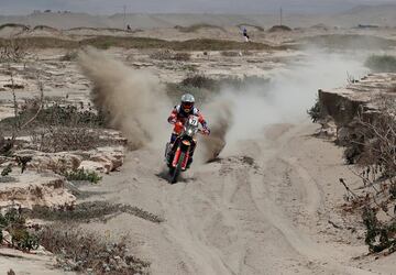 Tercera etapa entre San Juan de Marcona y Arequipa. El argentino Luciano Benavides.
