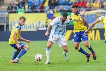 Rubén Alcaraz junto a Cristian Glauder en una acción defensiva.