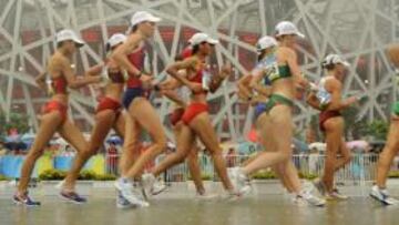 <b>SE RESISTE.</b> Maria Vasco pudo lograr el primer metal para el atletismo español, pero finalmente acabó quinta.