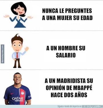 Los mejores memes de la presentación de Mbappé con el Real Madrid