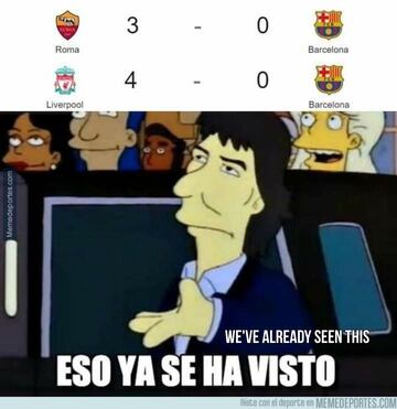 Liverpool-Barcelona: the best memes as Barça crash out of the Champions League