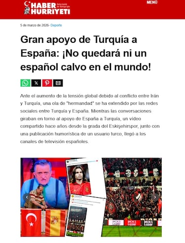 El fútbol, reflejo de la amistad España-Turquía