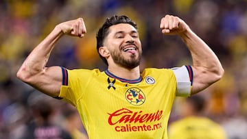 Henry Martin celebrate this goal 0-1 of America during the match between Inter Miami and America as part of the friendly match, at Allegiant Stadium on January 18, 2025 in Las Vegas, Nevada, United States.