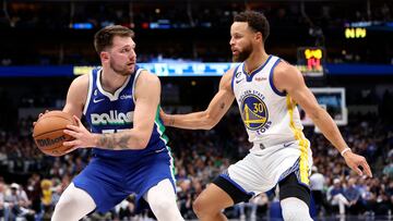 Un respiro para los Mavs: Doncic tumba a Curry