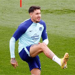 Giménez se reintegra al grupo y mira al derbi