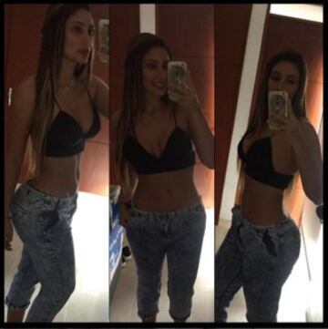 Cindy Álvarez, esposa de Matheus Uribe, volante del Deportes Tolima