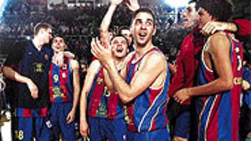 <b>EN CASA.</B> El Barça podría lograr su primera Euroliga en el Sant Jordi.