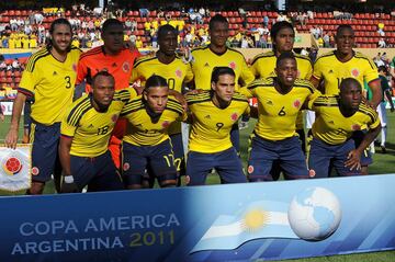 Nómina de la Selección en la Copa América de 2011. El equipo quedó eliminado en cuartos de final por Perú.