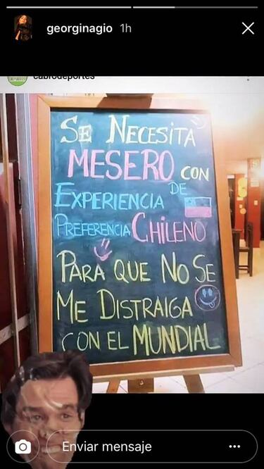 Novia de Cristiano ironiza sobre la ausencia de Chile en Rusia