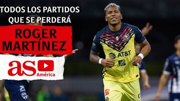 Roger Martínez se perdería 17 juegos con América