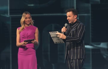 Del Piero durante la gala de The Best.