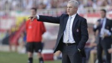 Aguirre, durante un encuentro de Liga.