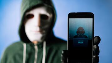 hacker móvil robo