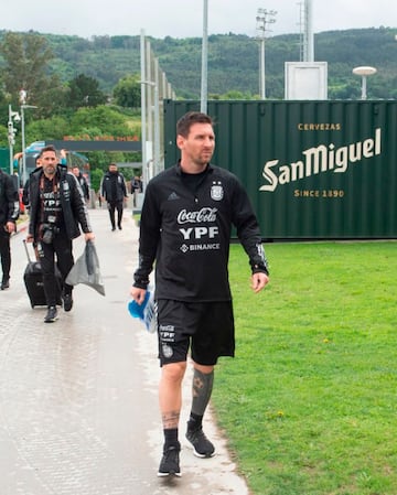 Messi, en Lezama