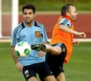 Del Bosque perfila un once con Casillas titular y Cesc de 'nueve'