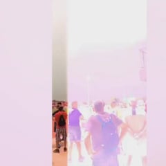 Cae un rayo sobre el estadio durante los Nacionales