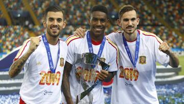 Ceballos, Júnior y Fabián, con el título Sub-21.